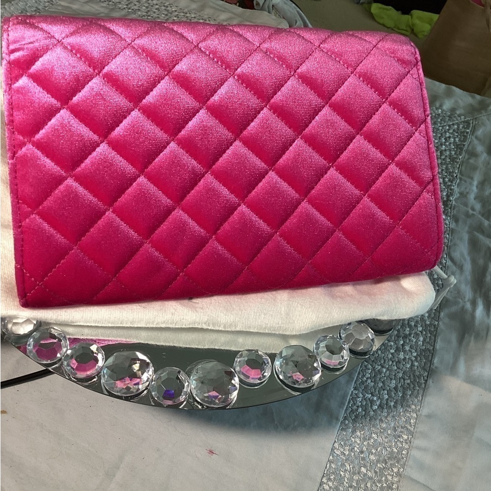 Versace La Medusa Velvet Pink💞NWT PURSE - Picture 11 of 17